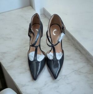 TRU T-STRAP STILETTO PUMP HEELS